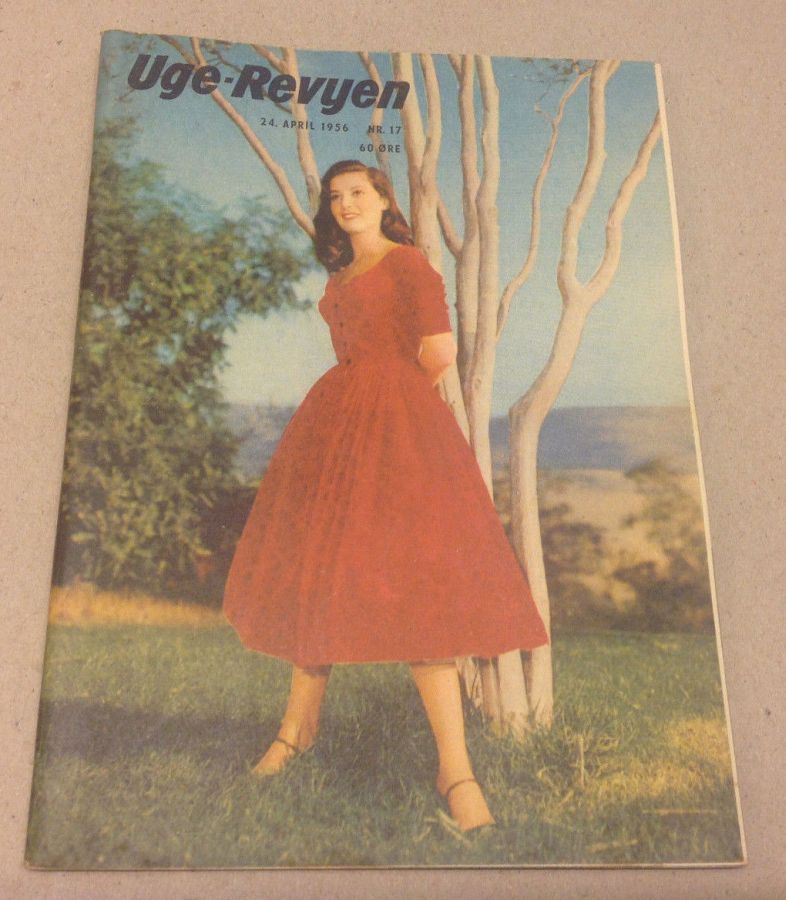 UGE-REVYEN magazine side cover Issue 17 24 April 1956