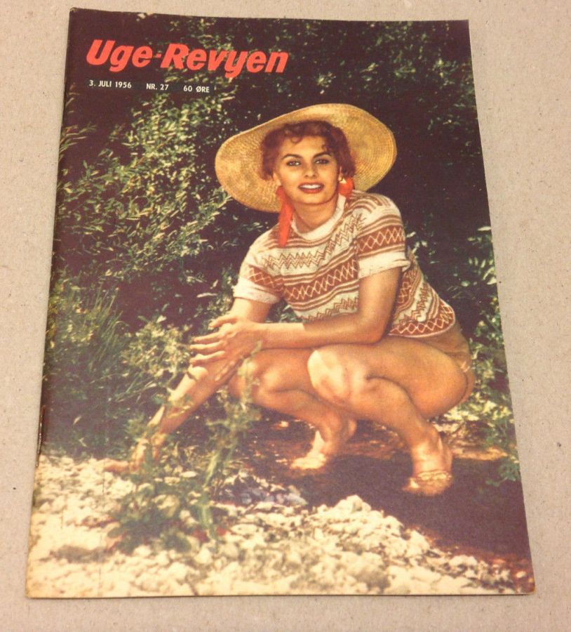 UGE-REVYEN magazine side cover Issue 27 3 July 1956