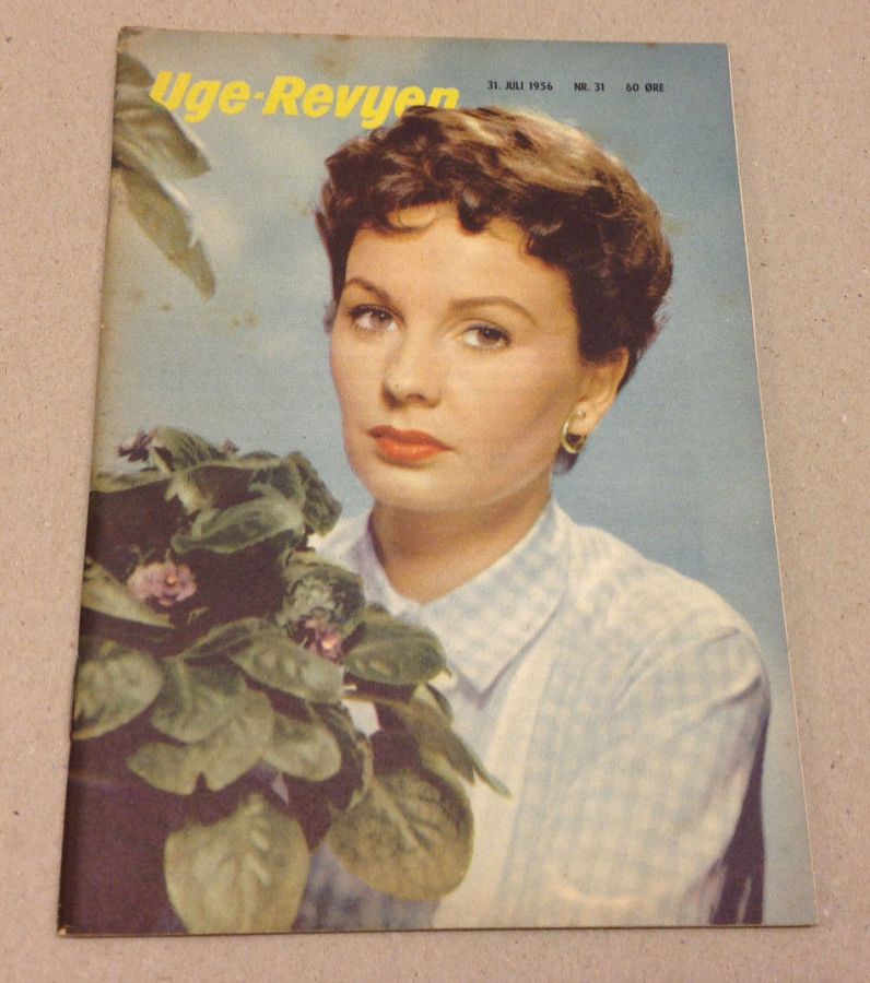 UGE-REVYEN magazine side cover Issue 31 31 July 1956