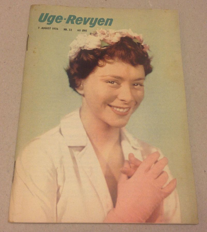 UGE-REVYEN magazine side cover Issue 32 7 August 1956