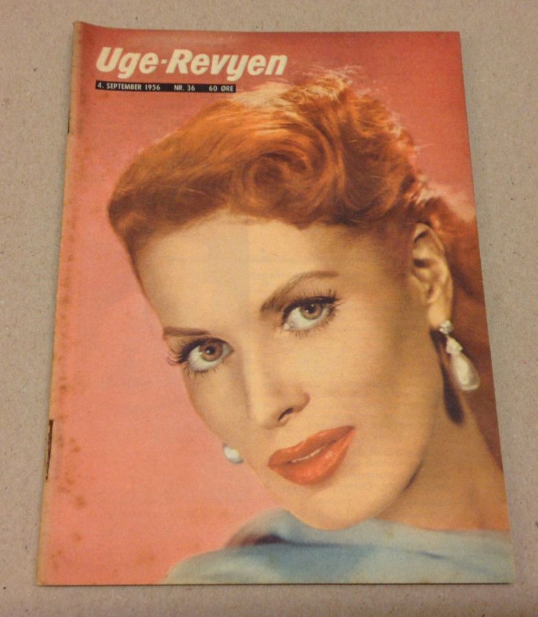 UGE-REVYEN magazine side cover Issue 36 4 September 1956