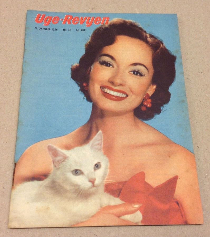 UGE-REVYEN magazine side cover Issue 41 9 October 1956
