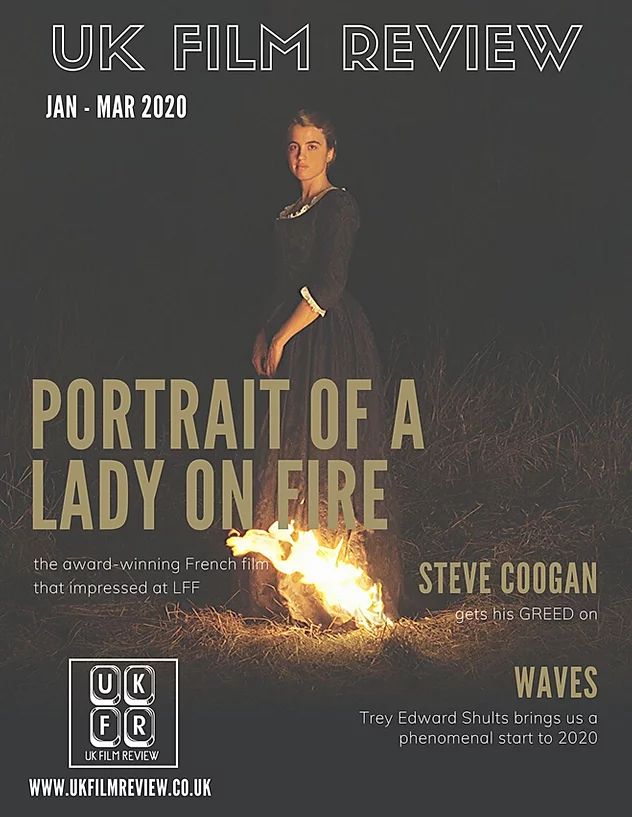 UK FILM REVIEW magazine side cover  January/March 2020