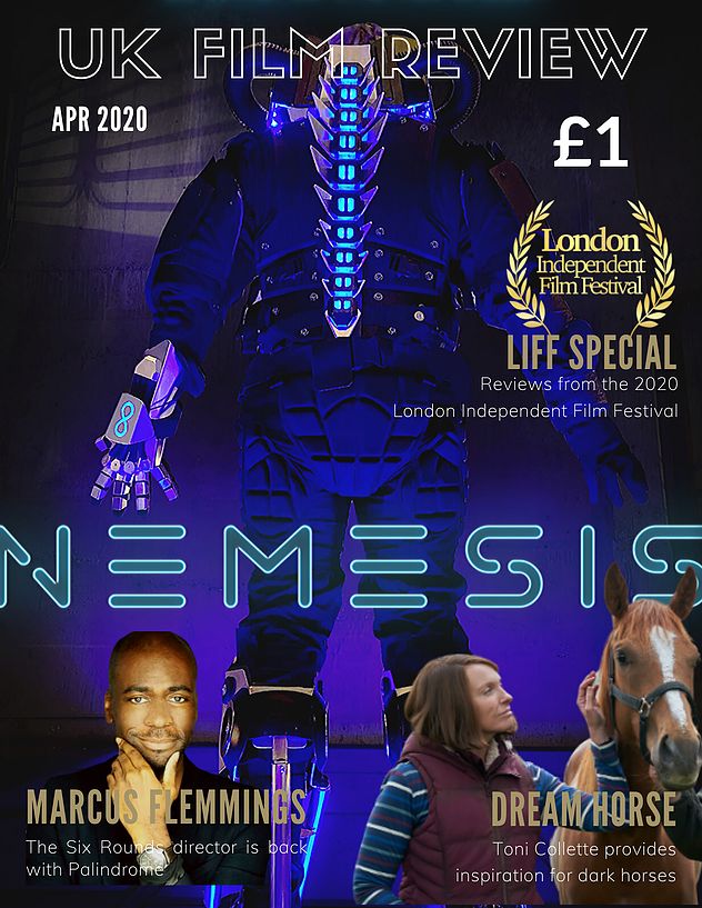 UK FILM REVIEW magazine side cover  April 2020