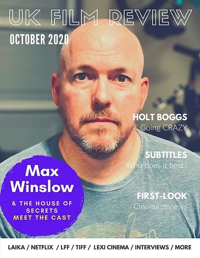 UK FILM REVIEW magazine side cover  October 2020