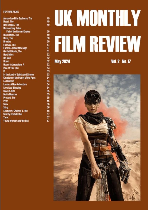 UK MONTHLY FILM REVIEW magazine side cover  May 2024
