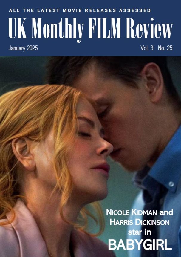 UK MONTHLY FILM REVIEW magazine side cover  January 2025
