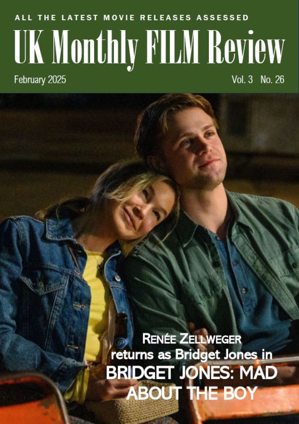 UK MONTHLY FILM REVIEW magazine side cover  February 2025