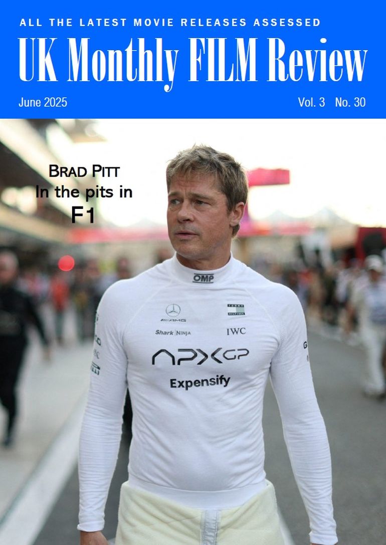 UK MONTHLY FILM REVIEW magazine side cover  June 2025