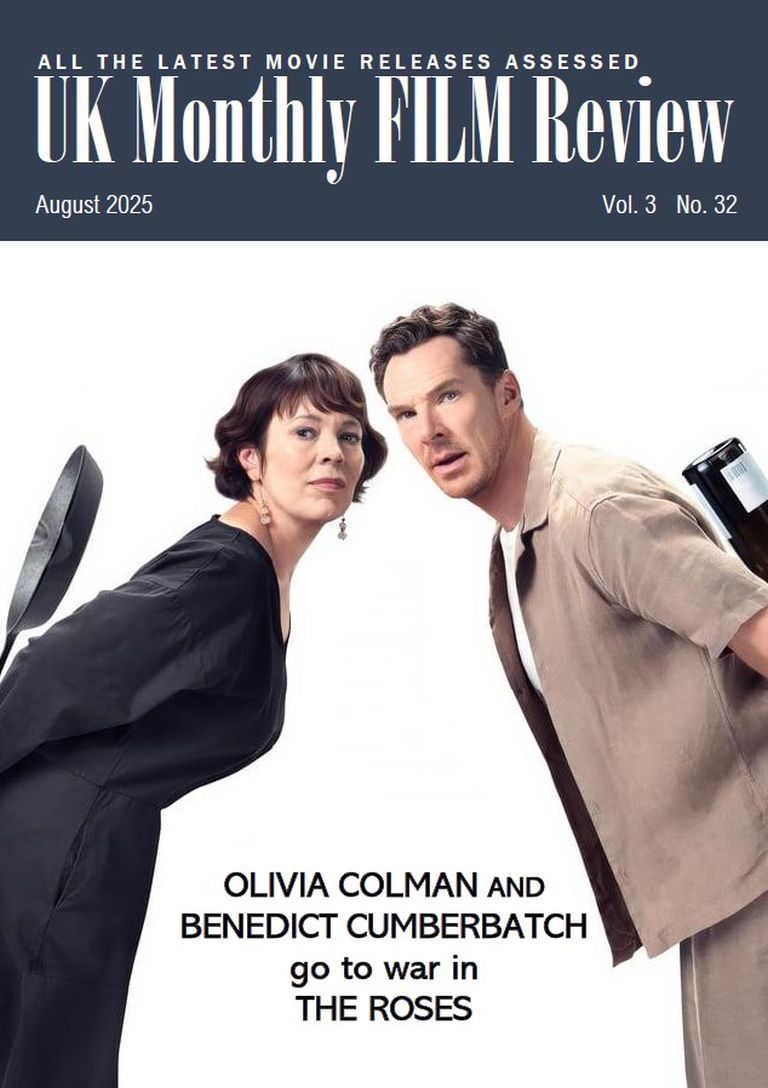 UK MONTHLY FILM REVIEW magazine side cover  August 2025