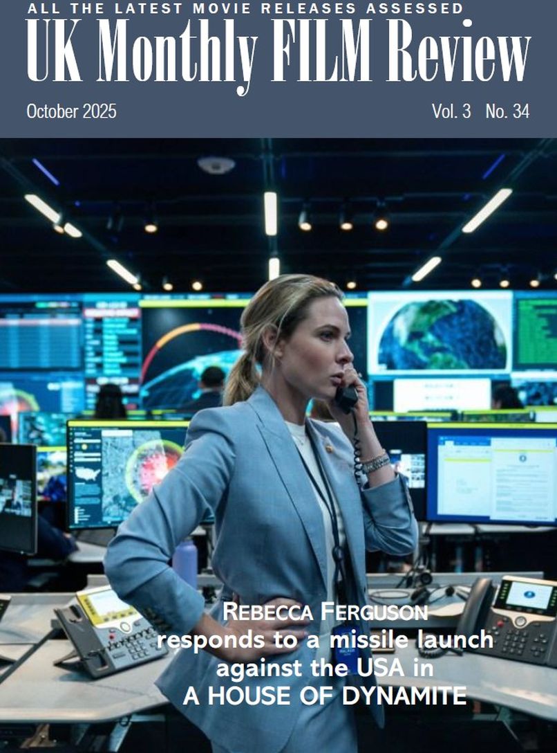 UK MONTHLY FILM REVIEW magazine side cover  October 2025