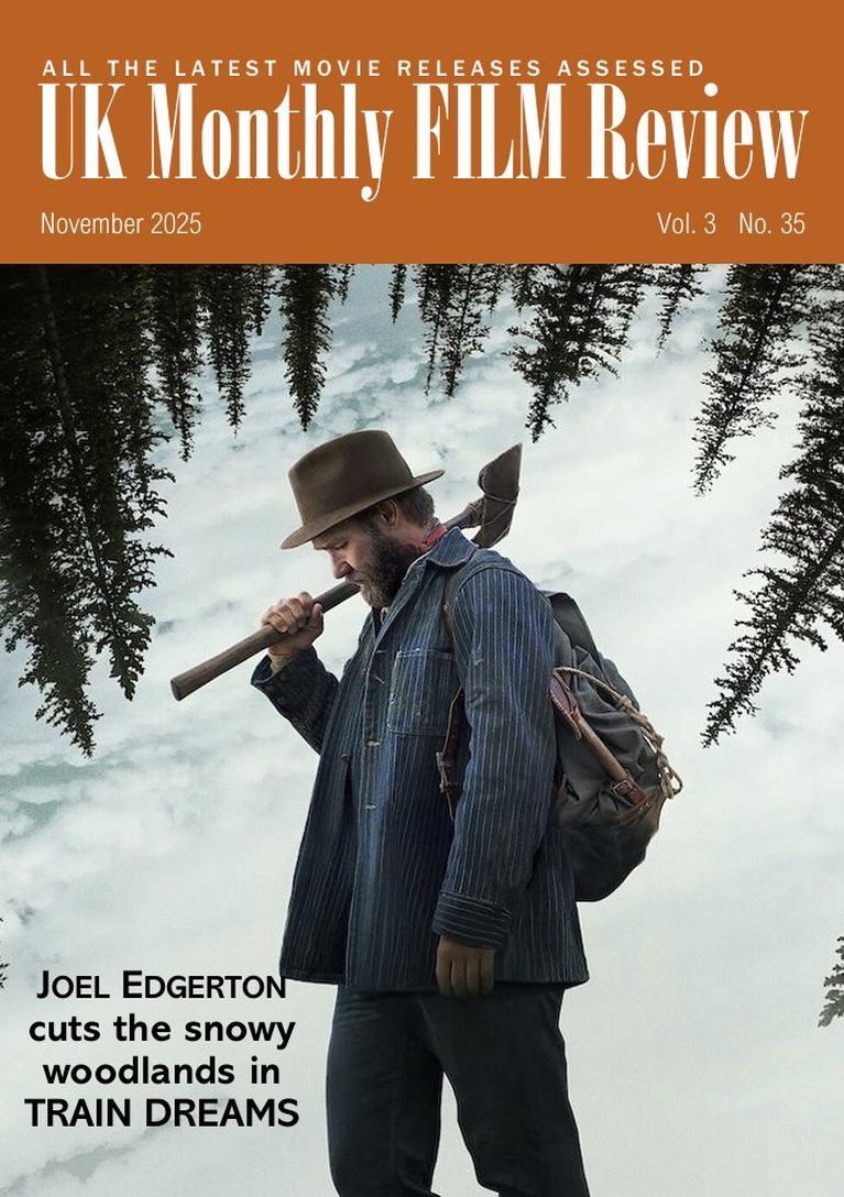 UK MONTHLY FILM REVIEW magazine side cover  November 2025