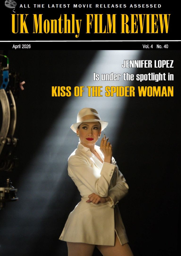 UK MONTHLY FILM REVIEW magazine side cover  April 2026