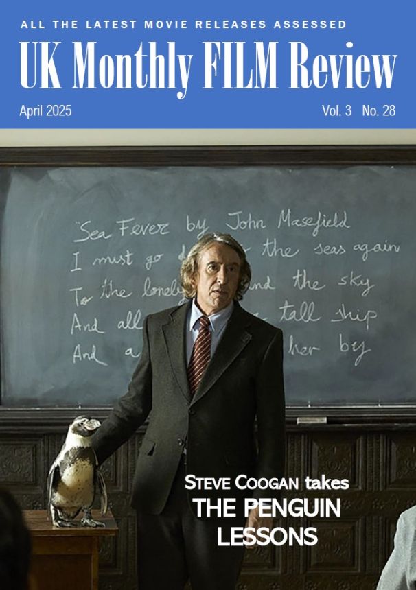 UK MONTHLY FILM REVIEW magazine side cover  April 2025