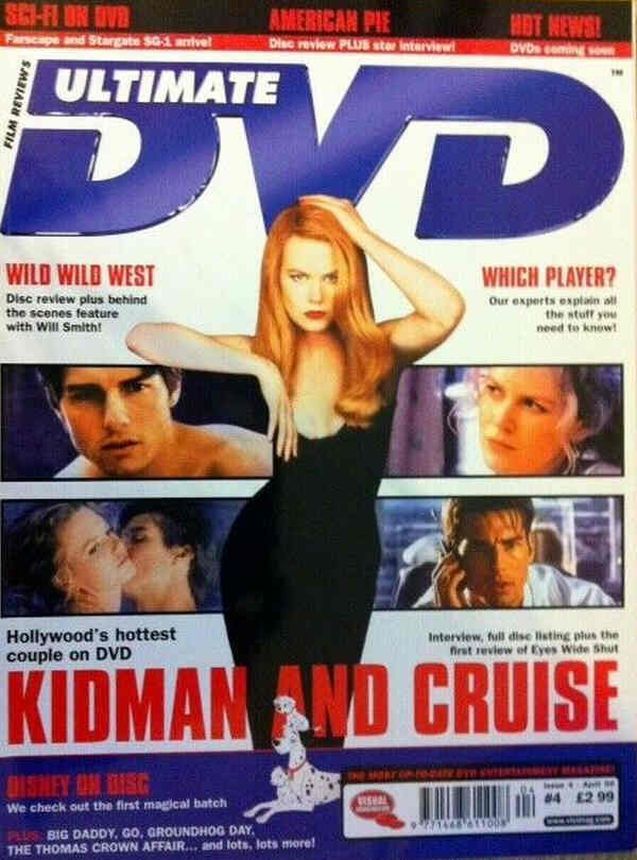 ULTIMATE DVD magazine side cover Issue 4 April 2000