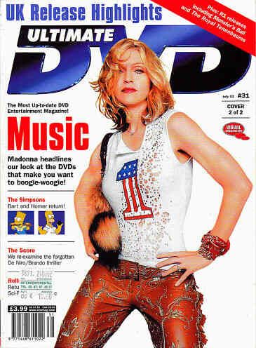 ULTIMATE DVD magazine side cover Issue 31 July 2002