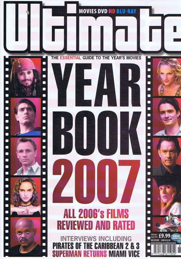 ULTIMATE DVD magazine side cover Issue 81 Yearbook 2006