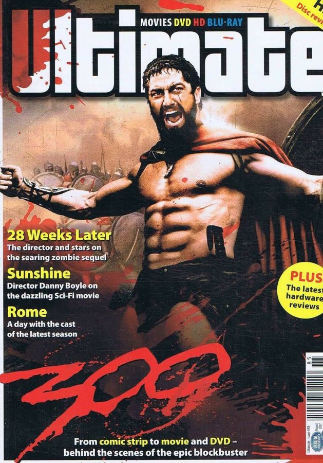 ULTIMATE DVD magazine side cover Issue 85 August 2007