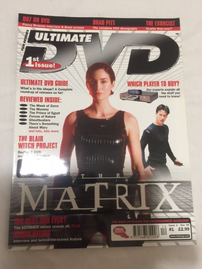 ULTIMATE DVD magazine side cover Issue 1 December 1999