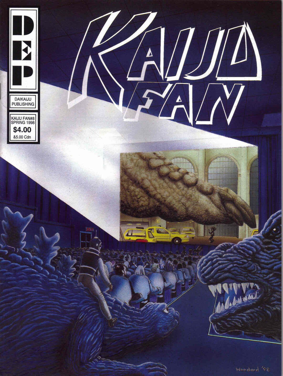 ULTRA FAN magazine side cover Issue 8 Spring 1998