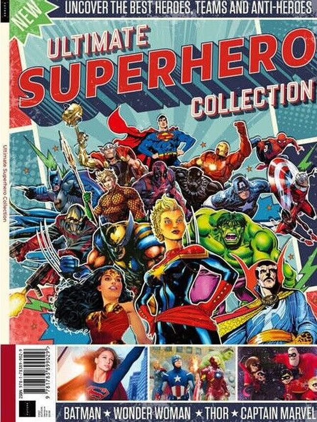 ULTIMATE SUPERHERO MOVIE SPECIAL magazine side cover   2020