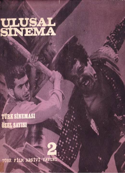 ULUSAL SINEMA magazine side cover Issue 2 12 April 1968