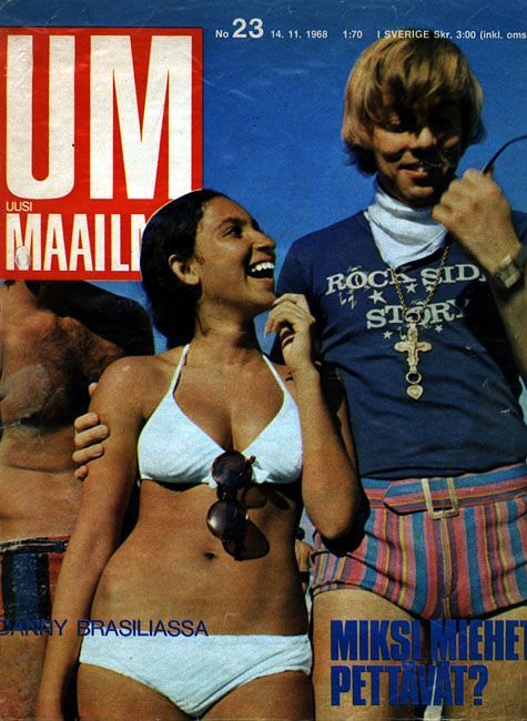 UM UUSI MAAILMA magazine side cover Issue 23 14 November 1968