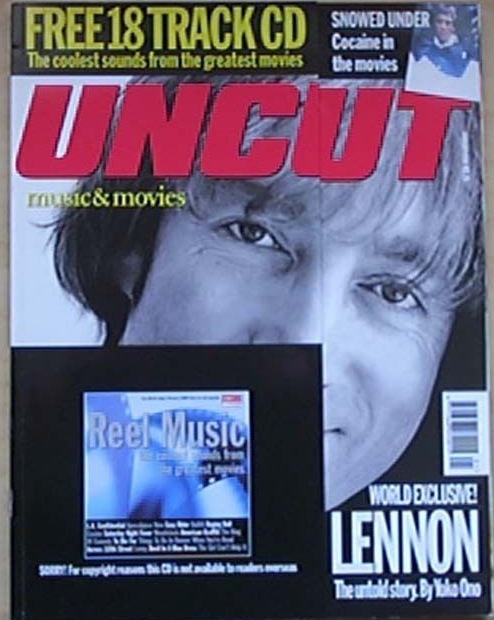 UNCUT: THE MUSIC AND MOVIE MAGAZINE magazine side cover Issue 8 January 1998