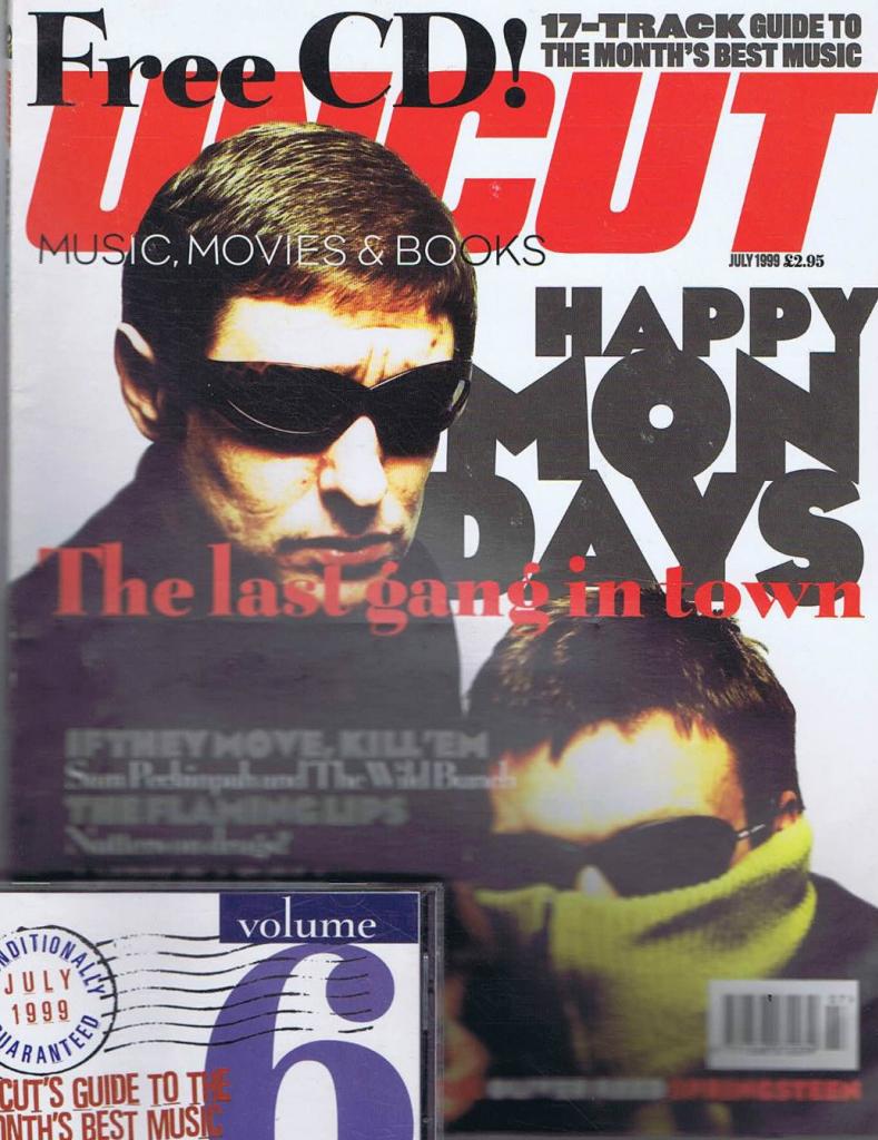 UNCUT: THE MUSIC AND MOVIE MAGAZINE magazine side cover July 1999