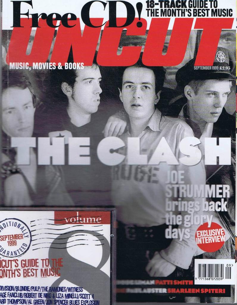 UNCUT: THE MUSIC AND MOVIE MAGAZINE magazine side cover Issue 28 September 1999