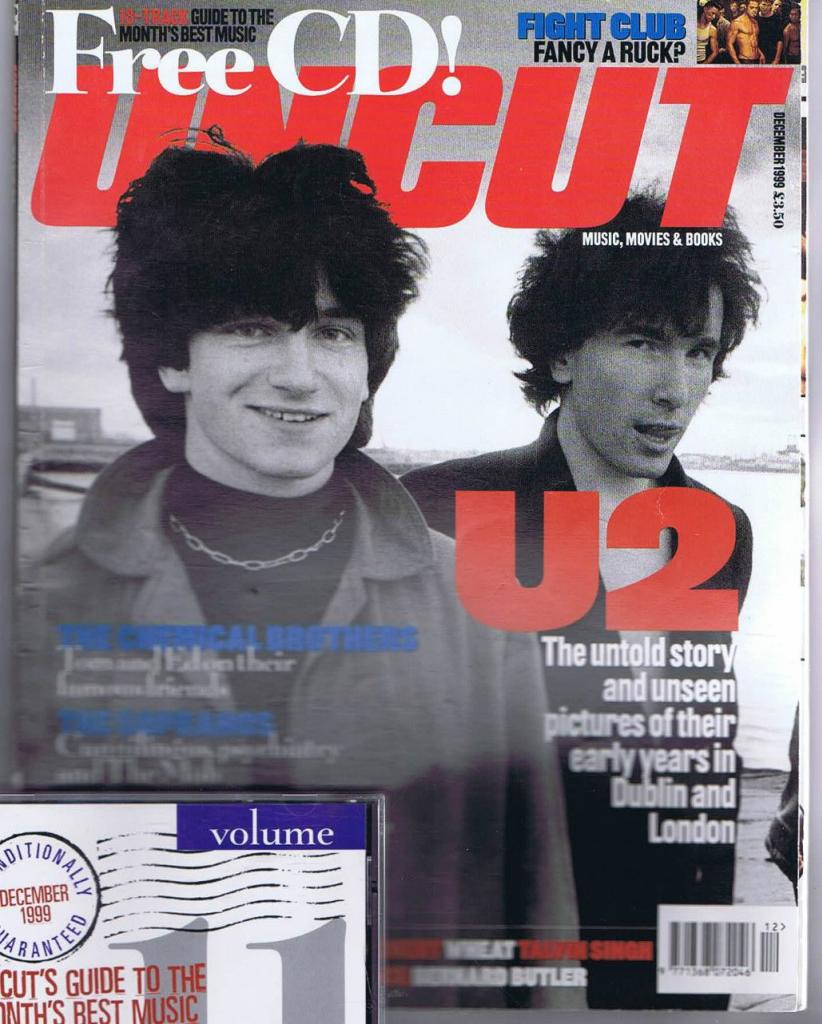 UNCUT: THE MUSIC AND MOVIE MAGAZINE magazine side cover December 1999
