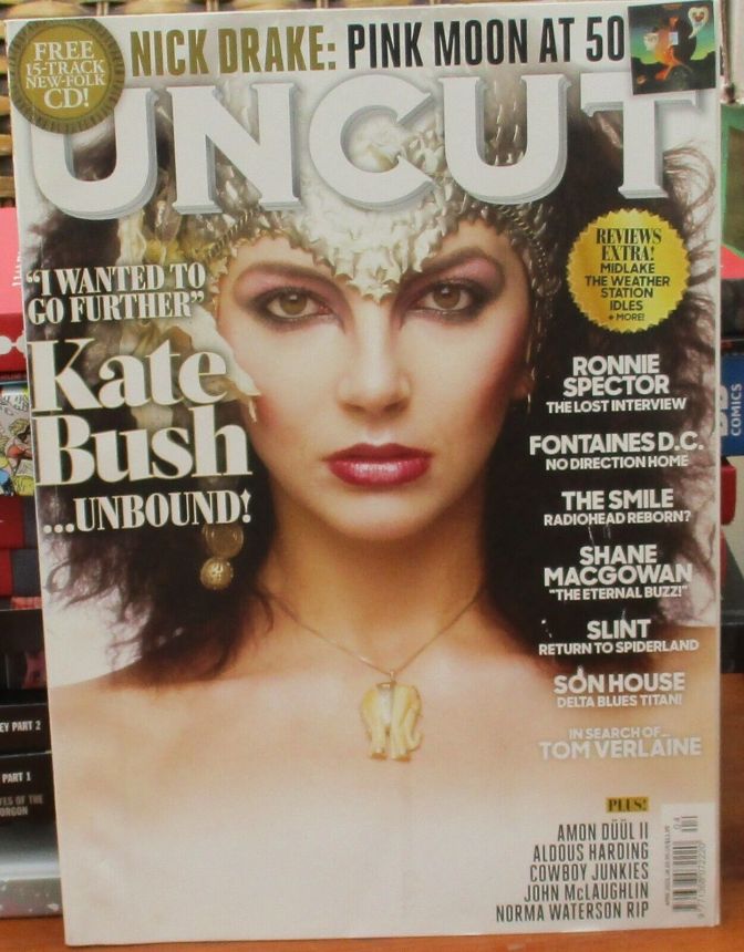UNCUT: THE MUSIC AND MOVIE MAGAZINE magazine side cover  April 2022