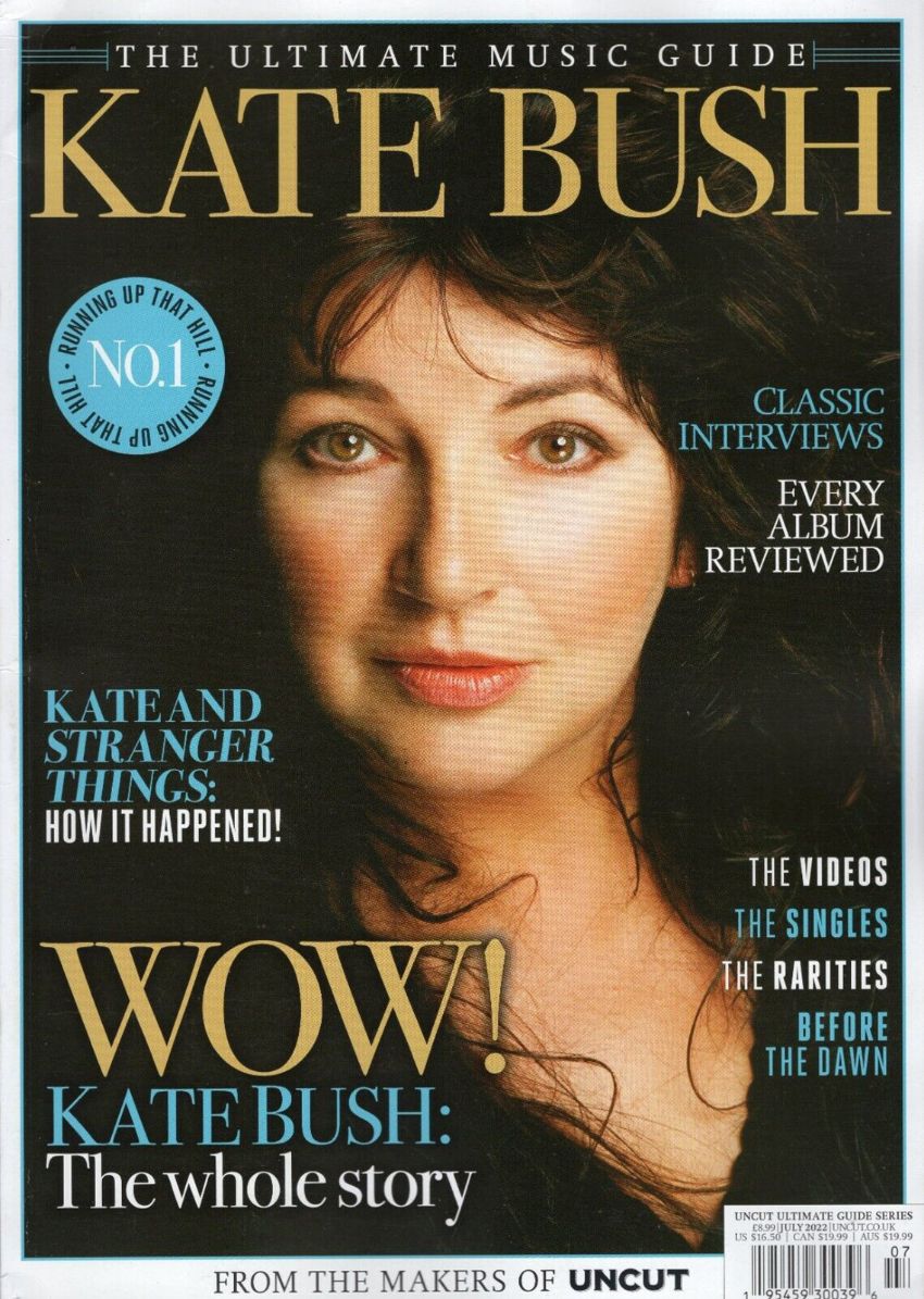 UNCUT: THE MUSIC AND MOVIE MAGAZINE magazine side cover  July 2022