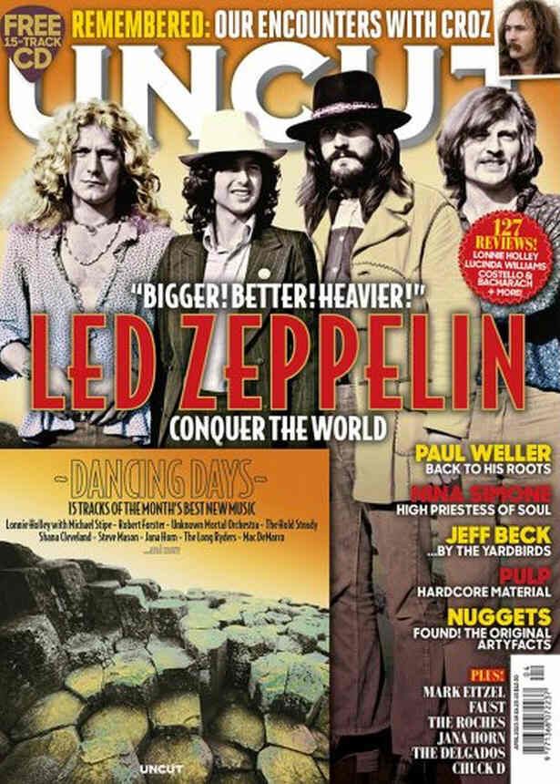 UNCUT: THE MUSIC AND MOVIE MAGAZINE magazine side cover  April 2023