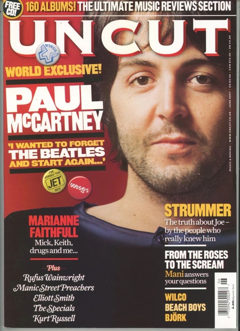 UNCUT: THE MUSIC AND MOVIE MAGAZINE magazine cover