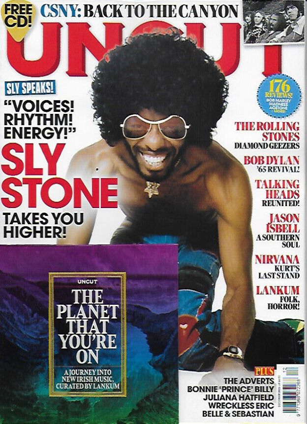 UNCUT: THE MUSIC AND MOVIE MAGAZINE magazine side cover Issue 319  December 2023