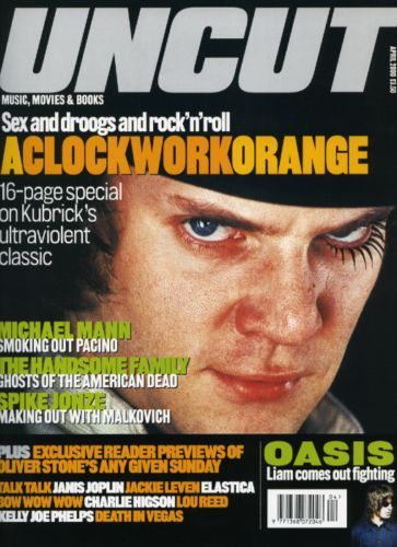 UNCUT: THE MUSIC AND MOVIE MAGAZINE magazine side cover Issue 35 April 2000