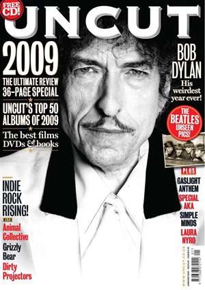 UNCUT: THE MUSIC AND MOVIE MAGAZINE magazine side cover January 2010