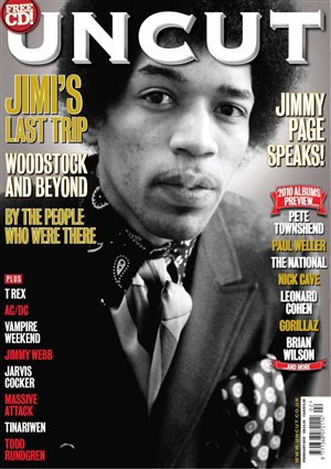 UNCUT: THE MUSIC AND MOVIE MAGAZINE magazine side cover February 2010