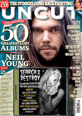 UNCUT: THE MUSIC AND MOVIE MAGAZINE magazine side cover April 2010