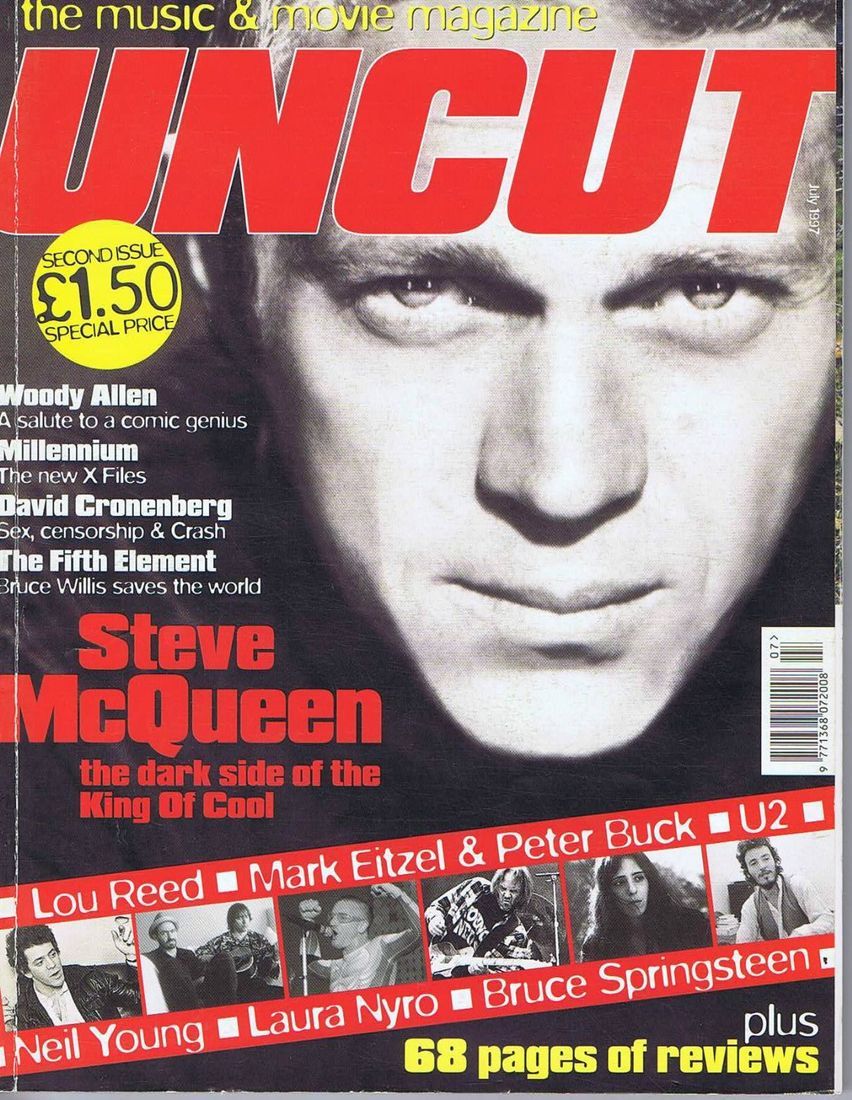 UNCUT: THE MUSIC AND MOVIE MAGAZINE magazine side cover Issue 2 July 1997