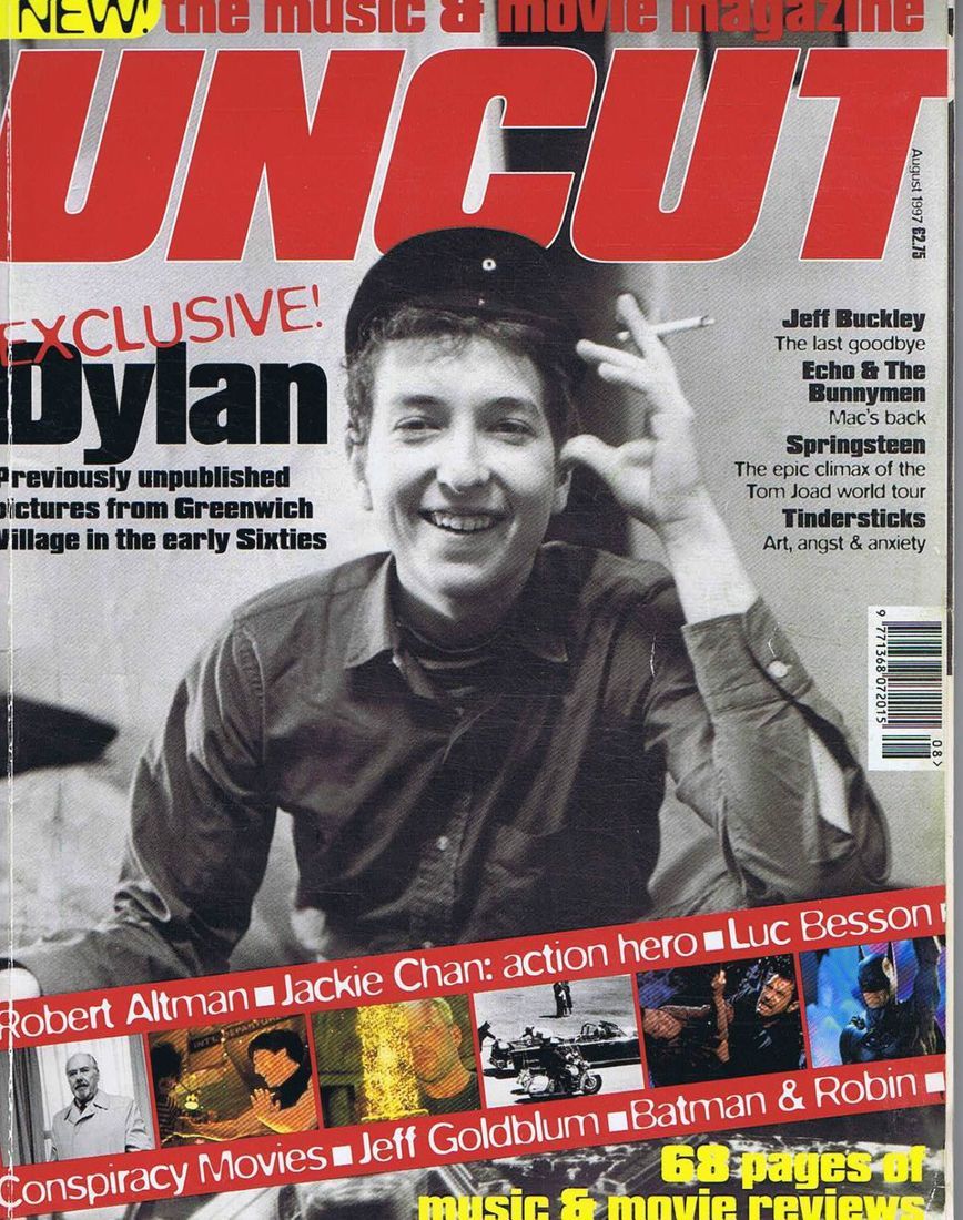 UNCUT: THE MUSIC AND MOVIE MAGAZINE magazine side cover Issue 3 August 1997