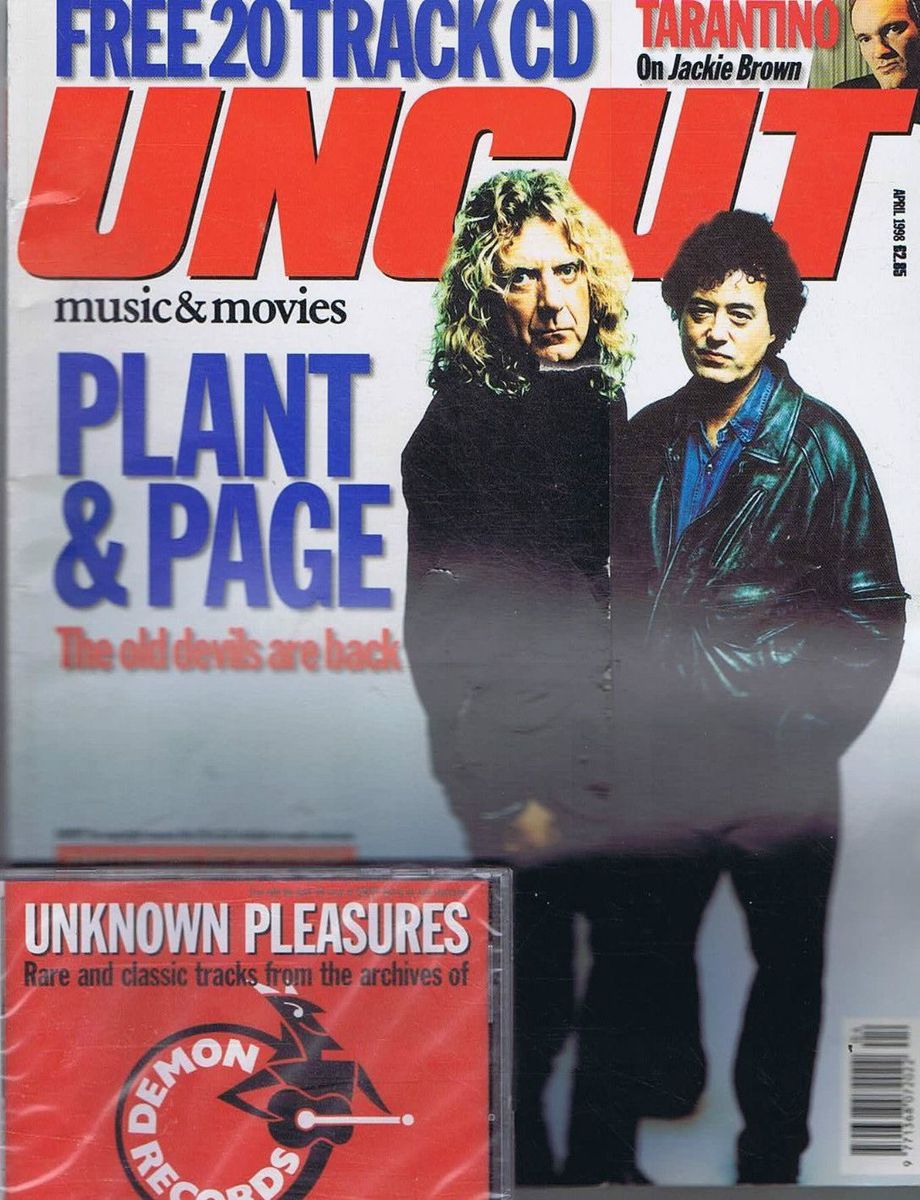UNCUT: THE MUSIC AND MOVIE MAGAZINE magazine side cover Issue 11 April 1998