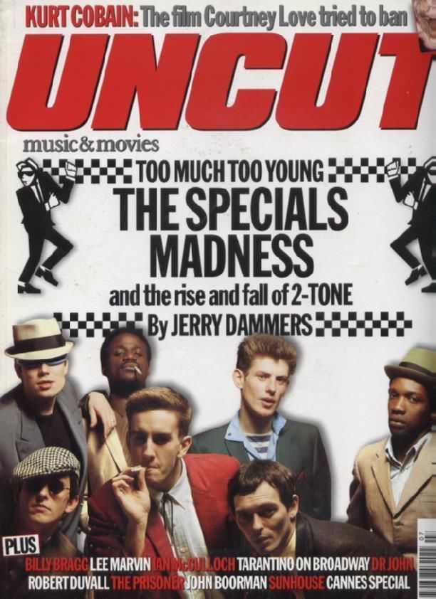 UNCUT: THE MUSIC AND MOVIE MAGAZINE magazine side cover July 1998