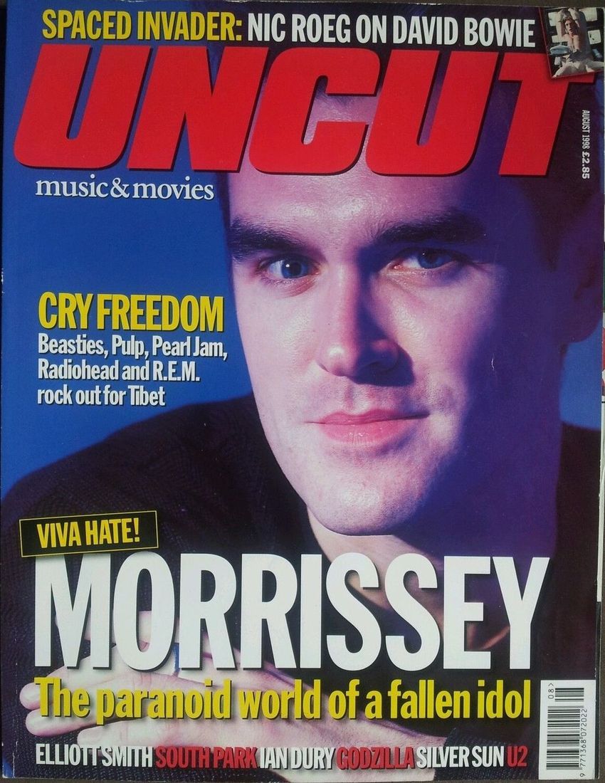 UNCUT: THE MUSIC AND MOVIE MAGAZINE magazine side cover August 1998