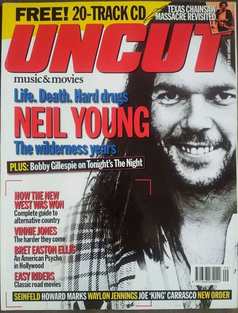 UNCUT: THE MUSIC AND MOVIE MAGAZINE magazine side cover September 1998