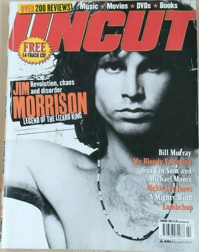 UNCUT: THE MUSIC AND MOVIE MAGAZINE magazine side cover Issue 81  February 2004