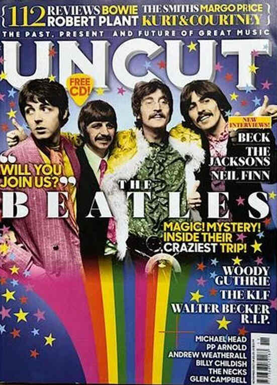 UNCUT: THE MUSIC AND MOVIE MAGAZINE magazine side cover  November 2017