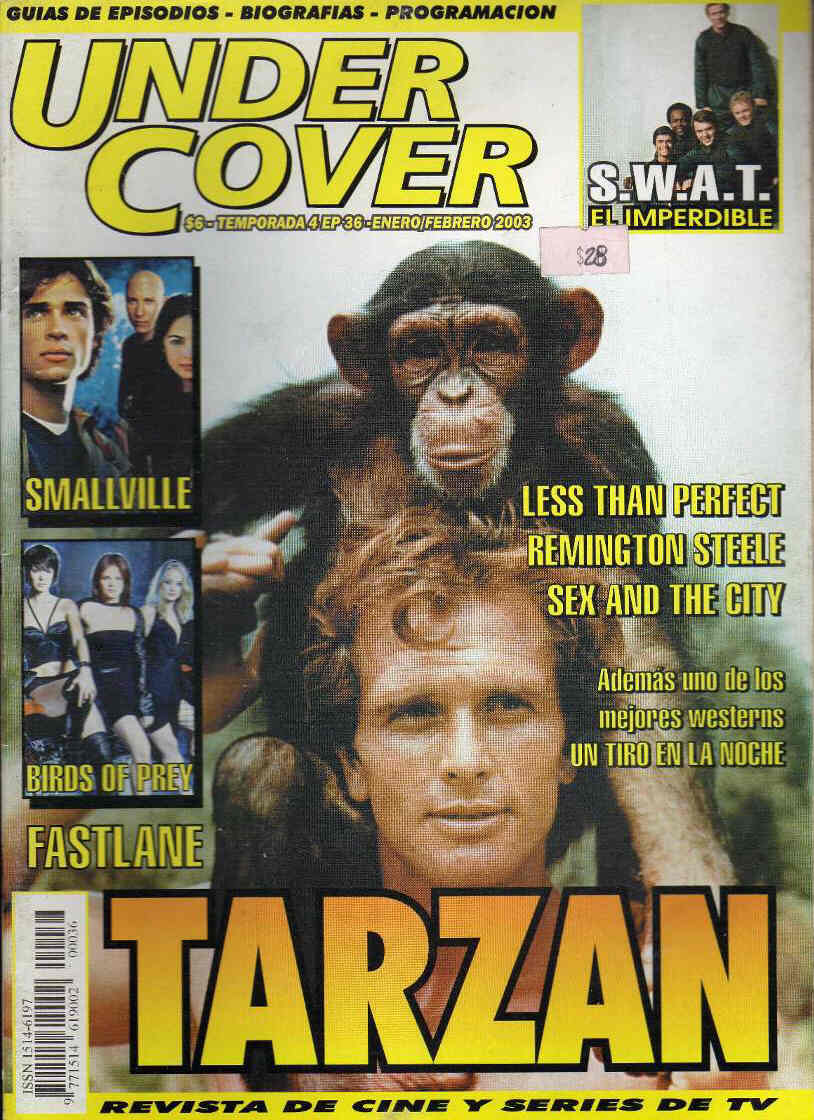 UNDER COVER magazine side cover Issue 36 January/February 2003