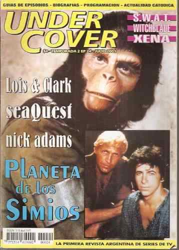 UNDER COVER magazine side cover Issue 24 July 2001